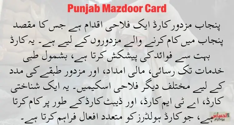 Punjab Mazdoor Card