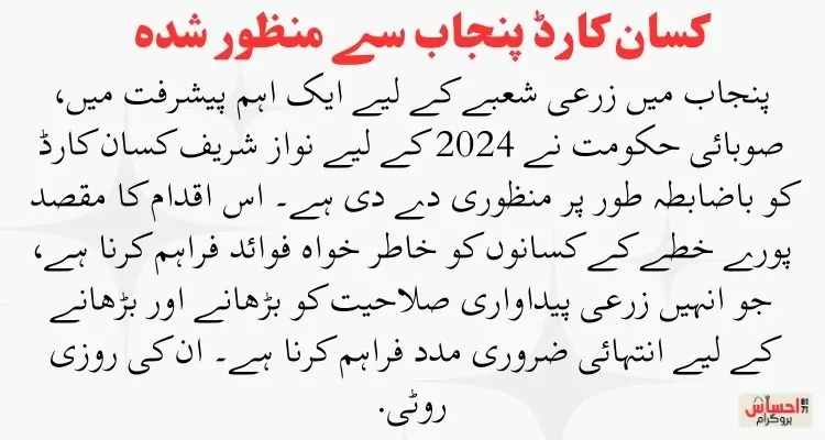 Surprise Announcement: Nawaz Sharif Kisan Card Approved by Punjab Government for 2024 2 Nawaz Sharif Kisan Card