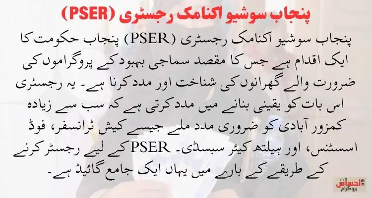 Punjab Socio-Economic Registry (PSER)